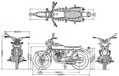 motorcycle dimensions parking